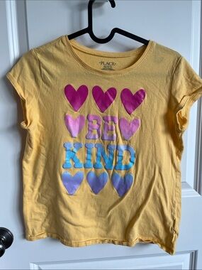 Place Yellow 'Be Kind' Heart Graphic Tee